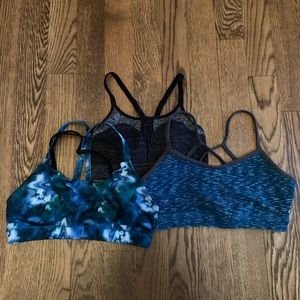 Set of 3 Medium Sports Bras
